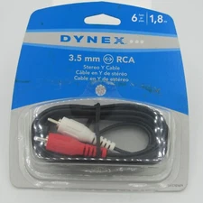 3.5mm Phone Jack to RCA Aux Cable Audio Stereo Converter for iPod MP3 Player