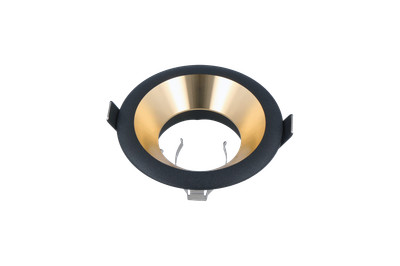 LED line  OLTIKA Einbaustrahler rund Spot Downlight IP20 max. 35W schwarz/gold
