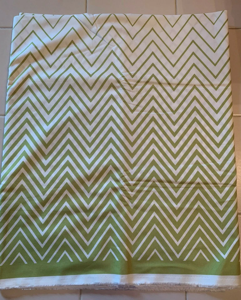 ZIG ZAG OMBRE LIME GREEN VANESSA CHRISTENSON V & CO MODA FABRICS #10813 4 YDS - Image 2 of 4