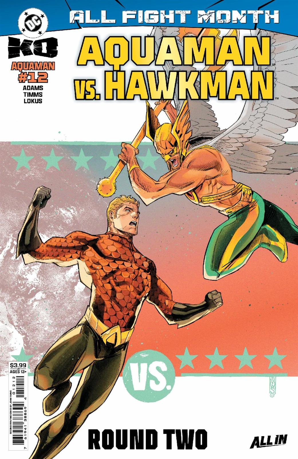 AQUAMAN #12 - Second Printing Cover A John Timms - NM - DC - Presale 03/04