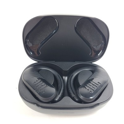 JBL Endurance Peak 3 True Wireless Bluetooth In-Ear Hook Earbuds Case Black