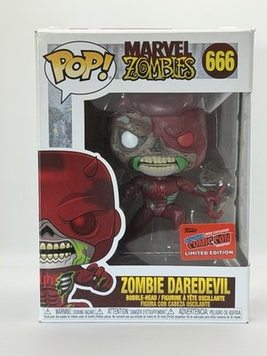 Funko Pop! Vinyl: Marvel - Zombie Daredevil - New York Comic Con *DAMAGED BOX*