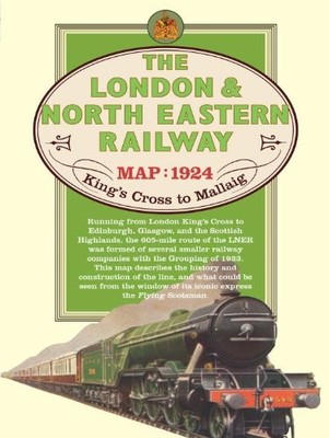 London & North Eastern Railway Map, 1924,Old House Books & Maps