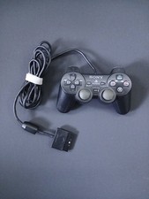 Sony PS2 BLACK Wired Controller OEM DualShock PlayStation 2 AUTHENTIC