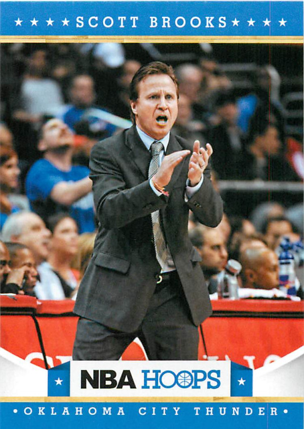 2012-13 Hoops #140 Scott Brooks CO - BSK