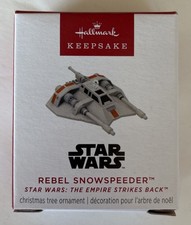 2025 Miniature Darth Rebel Snowspeeder Star Wars Hallmark Keepsake Ornament