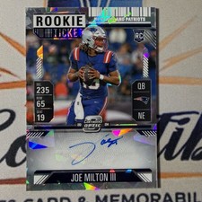 Joe Milton III 2024 Contenders Optic #106 Rookie Ticket Auto Cracked Ice /22