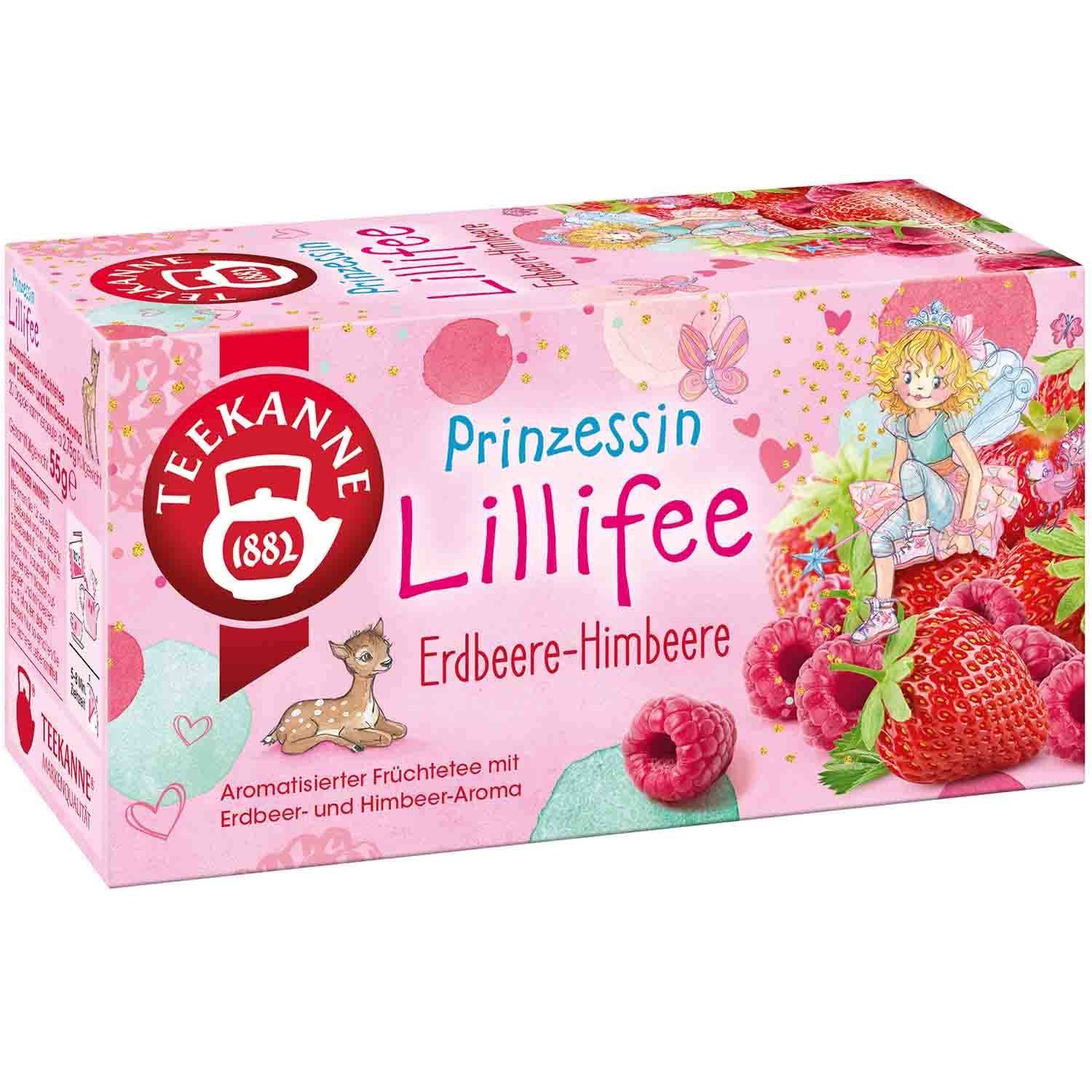 Teekanne tea PRINCESS LILLIFEE Strawberry Raspberry- 20 tea bags-DAMAGED- 1990₽