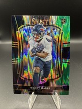 2025 Select Woody Marks Black and Green Prizm Shock #135 Houston Texans Rookie