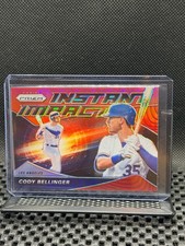 Cody Bellinger 2020 Prizm - Instant Impact - Red Prizm  - #8 Dodgers