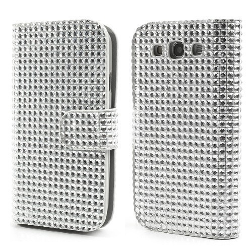 Business Case Samsung Galaxy S3 GT-I9300 GT-I9305 Etui Glitzer-image