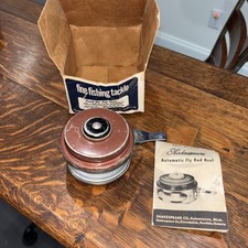 Vintage SHAKESPEARE No 1822 OK Fly Rod Reel with Box Made In USA