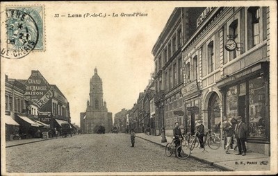 Ak Lens Pas de Calais, La Grand'Place - 3870184