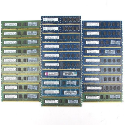 LOT of 28 Mixed 2GB Memory PC3-10600 Samsung Nanya Elpida Hynix Ramaxel HP
