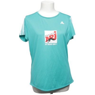 Adidas Running, Trainingsshirt, Größe: L, Türkis/Weiß/Rot, Polyester, Print #aCa