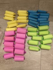 44Pcs Sponge Hair Rollers Set Self Grip Heatless Hair Curlers Of Varying Size