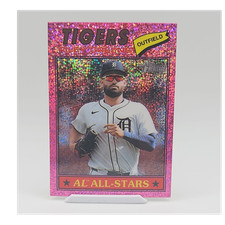 Topps 2026 Heritage Chrome Pink Sparkle Refractor Riley Greene #152 Tigers MLB