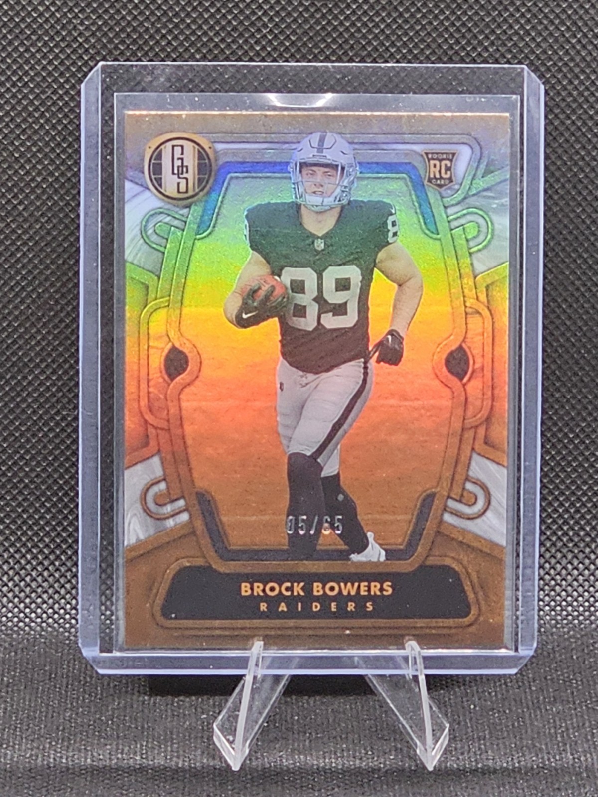 2024 Panini Gold Standard - Rookies White/Gold #108 Brock Bowers 5/65 (RC)