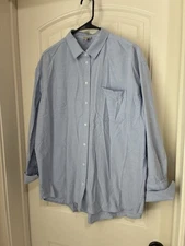 CREMIEUX WOMENS Light Blue  Button Up Shirt Womens Size MEDIUM