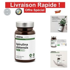 Spiruline BIO Aroma Labs 500 mg 120 comprimés Énergie Immunité