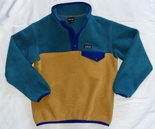 PATAGONIA Synchilla kids Snap T fleece pullover sz S 7 8