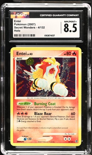 Entei graded CGC 8.5 for sale on eBay