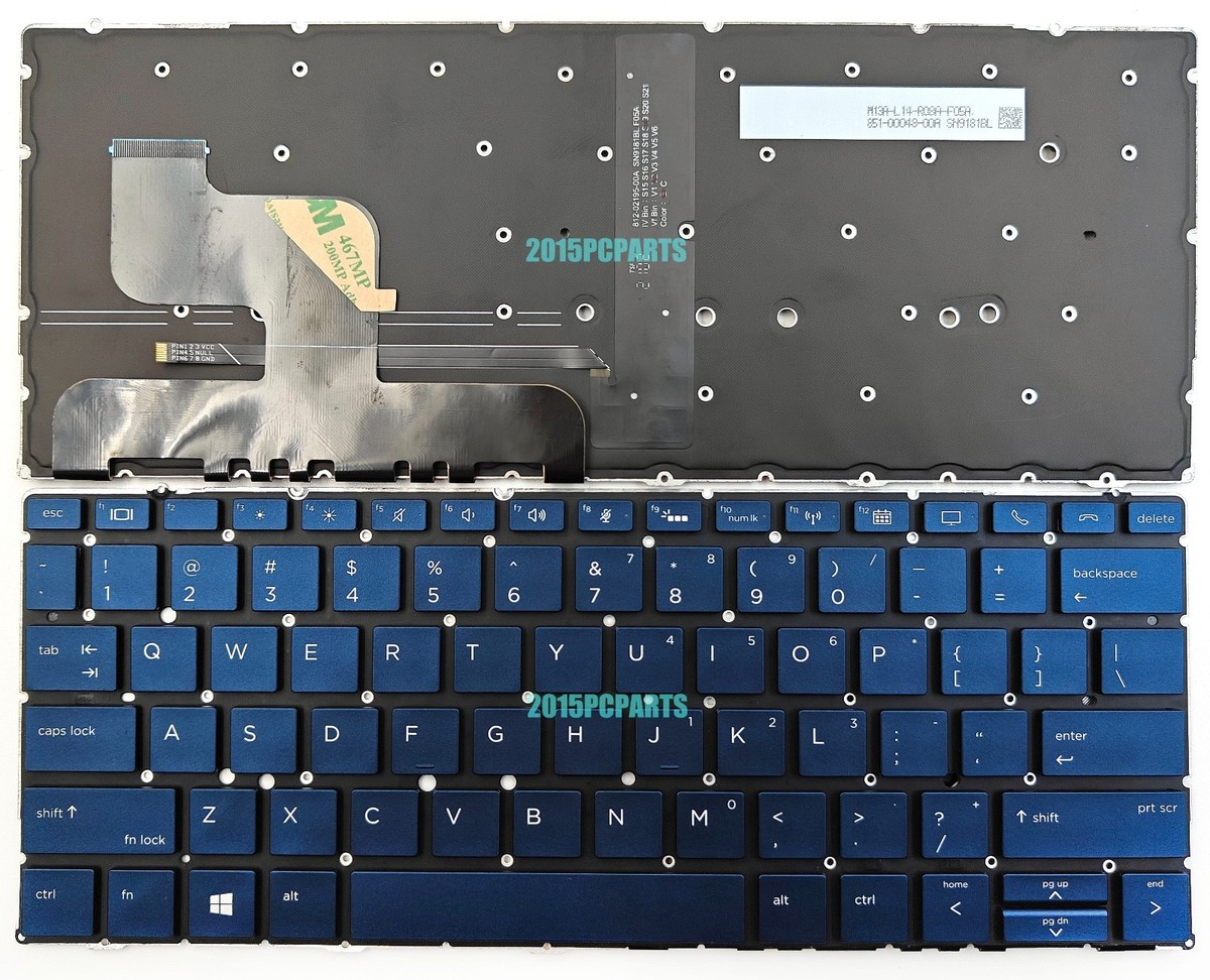 New Blue Keyboard for HP Elite Dragonfly G2 13.3