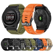 22/26mm Quick Fit Rugged Nylon Strap Band for Garmin Fenix 8 7X 7 Instinct 2X