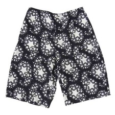 Gucci 624399 ZAENN Star Gross Pattern Silk Shorts Black 46 Used LIFE-0