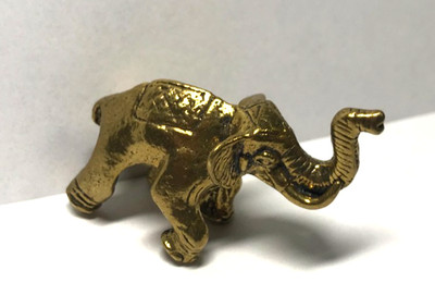 Bronze - Elefanten - Figur,   1988 ,   Thailand ,   n e u w e r t i g   !