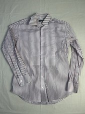 Dolce & Gabbana Mens Martini Long Sleeve Textured Cotton Shirt Sz 15 38 Med B10