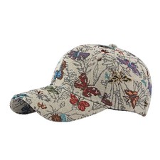Cappello Baseball Unisex Vintage Jacquard Floreale Outdoor Casual Regolabile