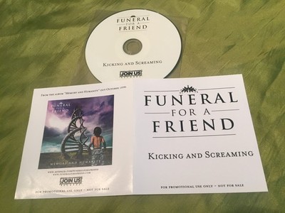 FUNERAL FOR A FRIEND Kicking And Screaming JOIN US RECORDS 2008 UK PROMO EX-