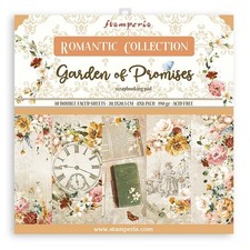 Stamperia Double-Sided Paper Pad 8X8 10/Pkg-Garden Of Promises, 10 Designs/1 Eac