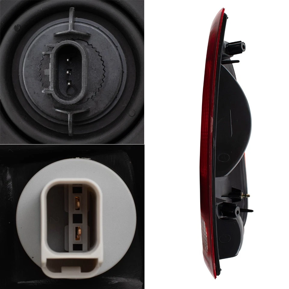 4 Pc Set Headlights Chrome Bezel w/ Tail Lights for 05-07 Ford Super Duty Pickup Foto 3 de 4