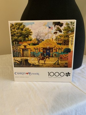 Buffalo Games - Charles Wysocki - Sunday Morning Stroll - 1000 Piece Jigsaw Puzz