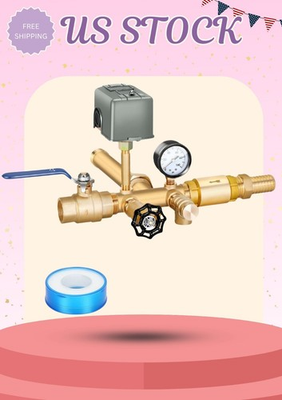 #ad 1quot; x 11quot; Well Pressure Tank Tee Kit with Pressure Switch Valves amp; Gauge $46.19