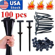 Nylon Universal Cable Tie Buckle, Heavy Duty Self-Locking Nylon Zip Ties Holder