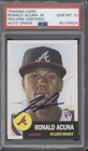2018 Topps #19 Ronald Acuna Jr Autograph RC Rookie Gem Mint PSA DNA 10 Auto