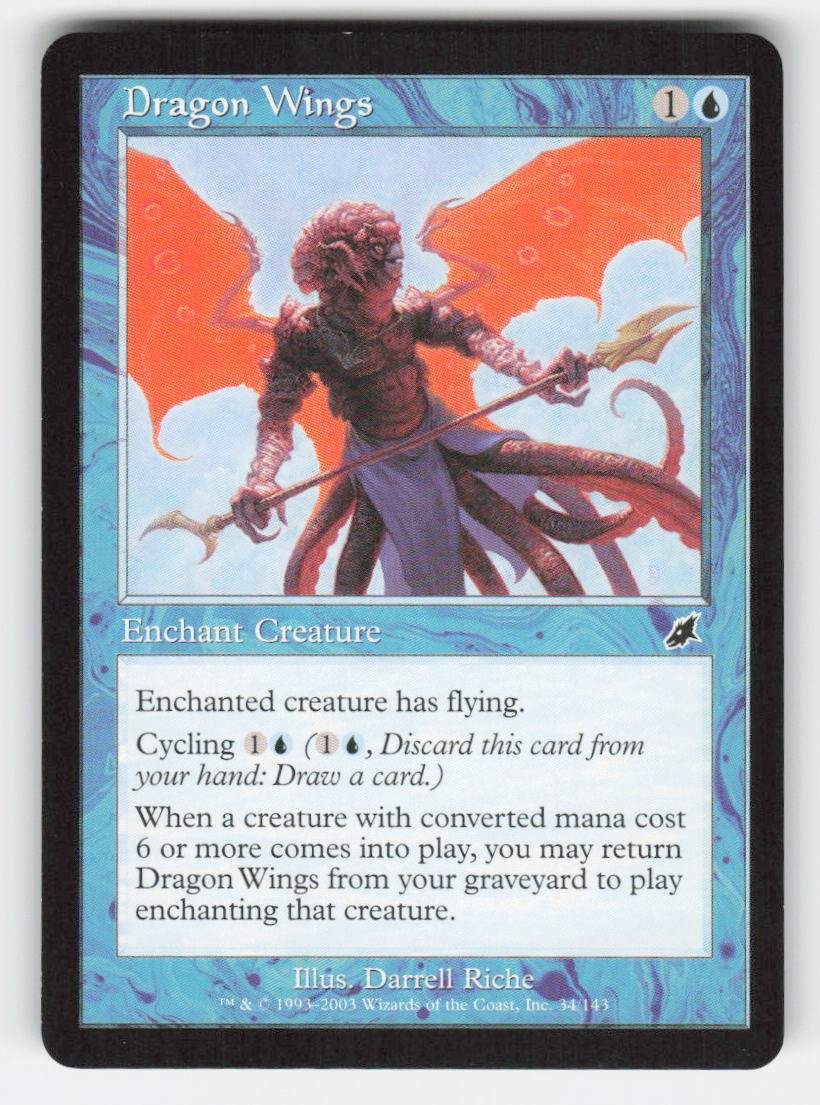 2003 Dragon Wings Scourge 34 MTG