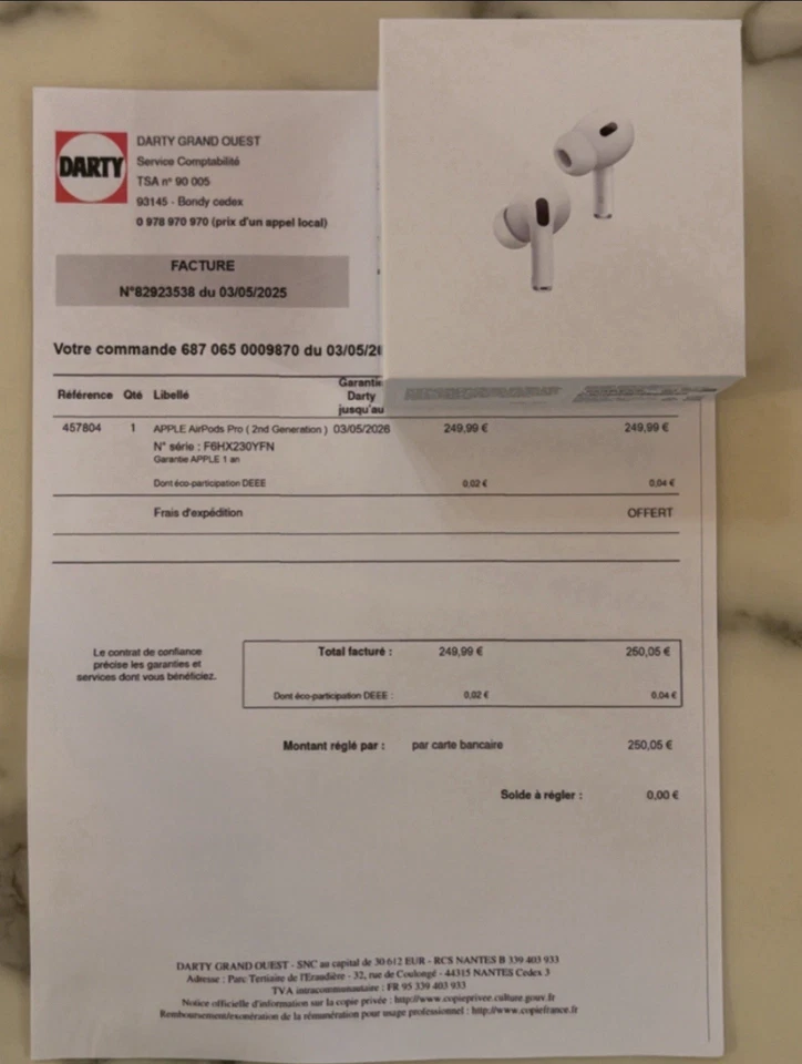 Air Pods Pro 2eme generation (Neuf) - Photo 2/4