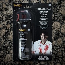 Spirit Halloween Theatrical Blood Spray Costume Makeup Theater NEW IN PACKAGING