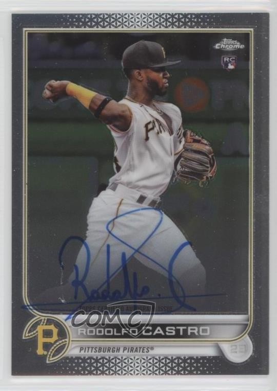 2022 Topps Chrome Rookie Auto Rodolfo Castro #RA-RC Auto 08ht