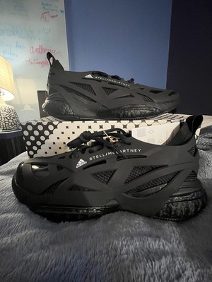 Stella McCartney X Adidas SolarGlide Core-Black Sneakers  Women's 9 designer
