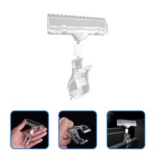 12 Pcs Retail Sign Clips Plastic Sign Holder Clips plastic sign holder clips