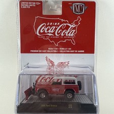 1966 Ford Bronco W Plow Coca Cola 4x4 M2 Machines L29
