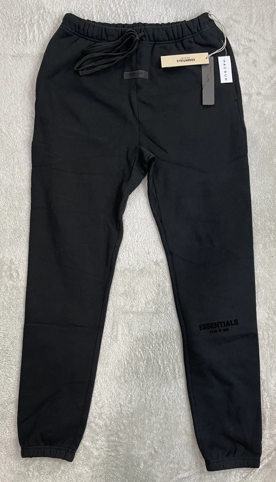 Fear Of God Essentials Stretch Limo Black 2 Piece Set FW22 - Image 4 of 4