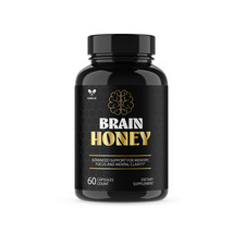 1 Pack Brain Honey Advanced Nootropic Support BrainHoney Pills 60 Capsules