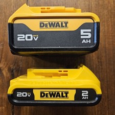 2025 Genuine DEWALT DCB205 20V MAX Battery 5ah  DCB203 Lot Of 2 New Open Box