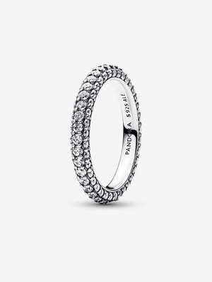 Pandora 192627C01 Ring Damen Timeless Einreihiger Pavé Zirkonia Silber Gr. 54